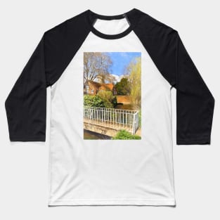 The Itchen Near Winchester College Baseball T-Shirt